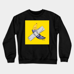 duct tape banana in pijama ecopop Crewneck Sweatshirt